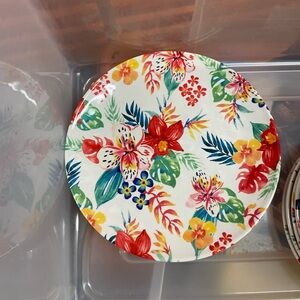 Floral Melamine set of 4 each- Catherine malendrino